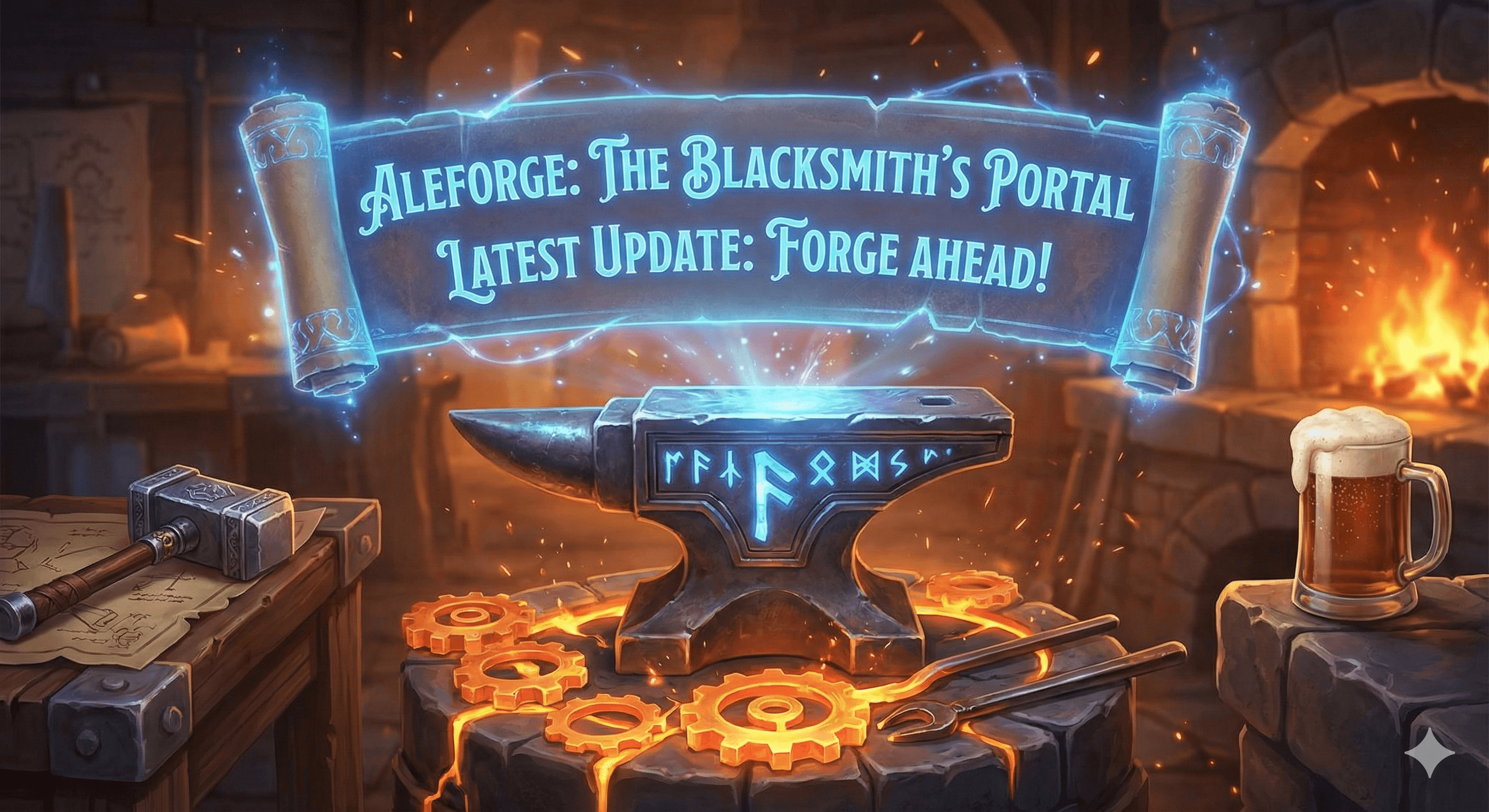 Featured image for AleForge: Blacksmith's Portal Core Update