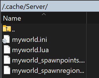If uploading a config file, you can do the same with the Server folder