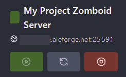 Take note of the hostname and port as you will need this to connect