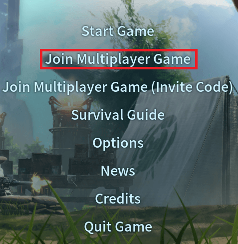 On the main menu, click Join Multiplayer