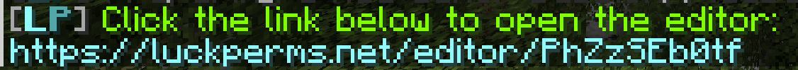 Click on the link that appears in chat and select Yes