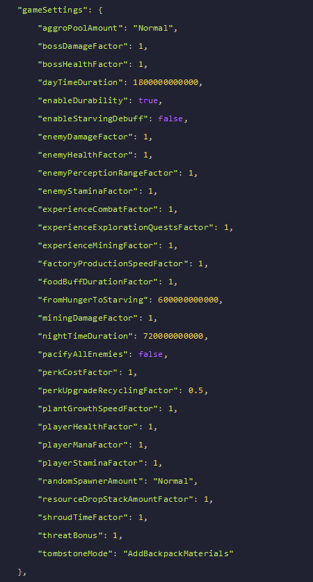 Open enshroudedserver.json