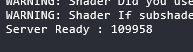 Look for the 6-digit room code in the console