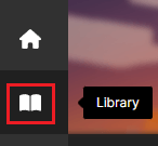 Open the FTB App and click Library in the top corner.