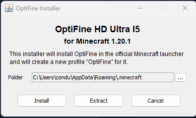 Click Install