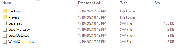 CautionPlease note that any local data from multiplayer games will also be stored inside this folder. You will be lookin