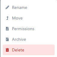 Delete the Binaries folder by clicking the three dots next to it and then Delete.
