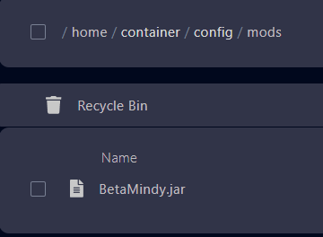 Upload any .jar files you have here.