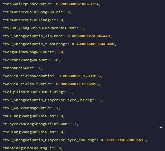 Here you can edit all of the values in this file. When you are done editing, be sure to click Save Content and restart y