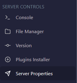 You can adjust these values from the Server Properties page of the panel.