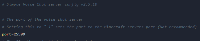 Change the port to your non-Primary port and save the file