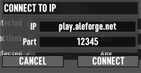 If the server has a password, enter it when prompted