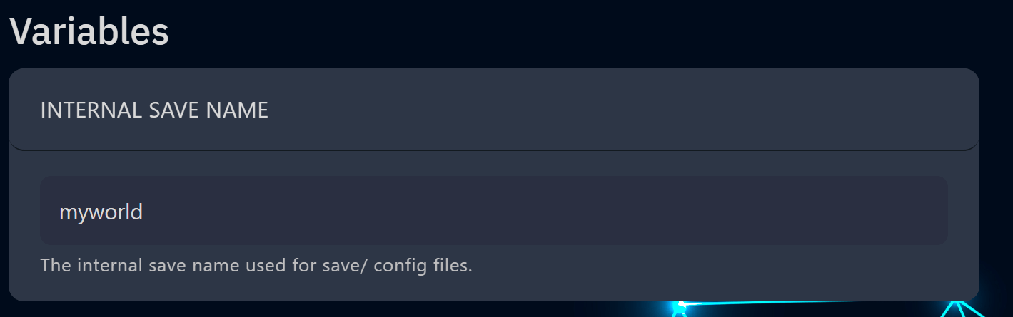 Go to Startup and change Internal Save Name to match the name next to your config file