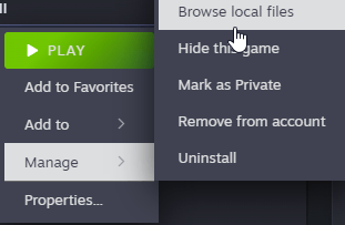 Find your world. You can find where your Foundry data is by right clicking on it in Steam and selecting Manage → Browse 