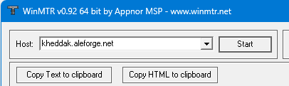 Type the IP of your server into the host