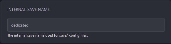 Go to Startup and take note of Internal Save Name