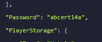 Search for Password and change the name of your server
