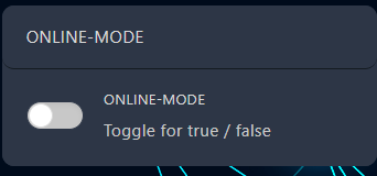 Look for ONLINE-MODE and set it to false