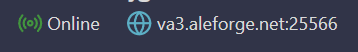 Copy the IP address from the Console page and paste it in game