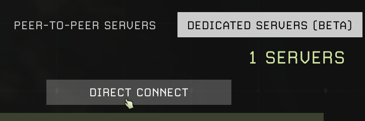 Change your selection to Direct Connect