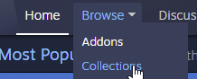 Collect the mods you’d like to install and place them into a collection. You can also find numerous pre-made collections