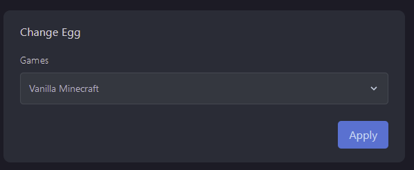 Go to Settings and select the game you would like to change to