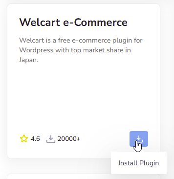 Here you can search for the plugin you want to install. Once you’ve found one, you can install it by clicking the blue d
