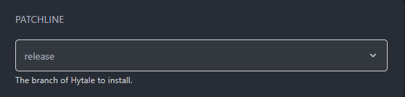 Change Patchline to pre-release