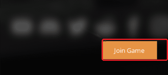 Join Game button highlighted